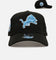 New Era Detroit Lions 'Black And Team Color' 9FORTY A-Frame Snapback Black/Official Team Color