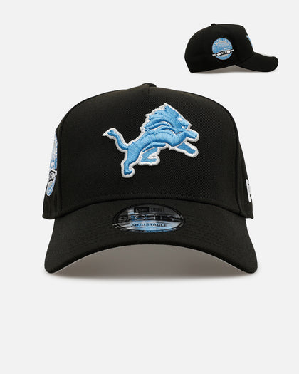 New Era Detroit Lions 'Black And Team Color' 9FORTY A-Frame Snapback Black/Official Team Color