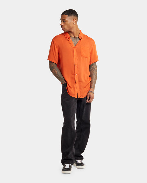 XXIII Dubrovnik Button Up Shirt Dark Orange