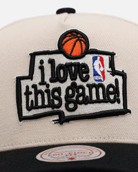 Mitchell & Ness Boston Celtics 'I Love This Game' Pro Pinch Snapback Natural/Black