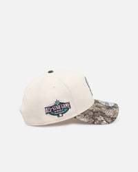 New Era Seattle Mariners 'Realtree Visor' 9FORTY A-Frame Snapback Cream/Camo