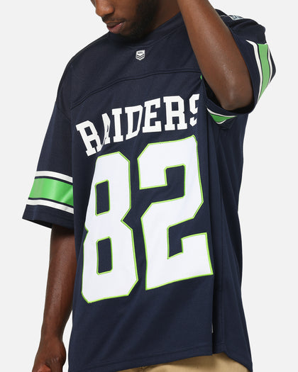 Bleacher Athletic Canberra Raiders NRL Gridiron Mesh Jersey Official Team Color