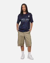 Majestic Athletic England Graphic T-Shirt Navy
