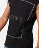 Saint Morta Division Oversized Muscle T-Shirt Black/Black