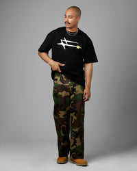 Loiter Hybrid T-Shirt Black
