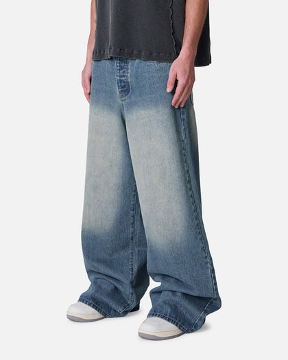 MNML Rave Washed Jeans Medium Blue