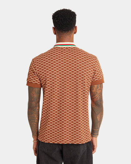 XXIII Printed Polo Brown