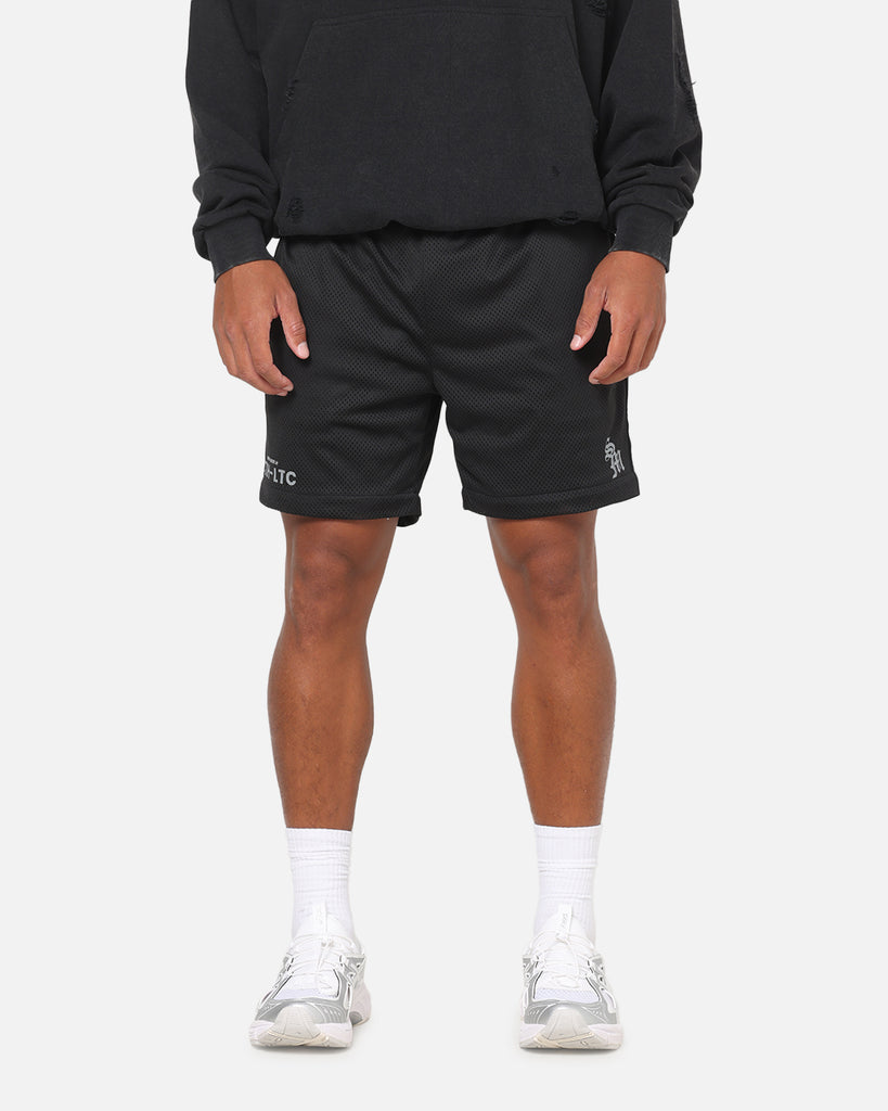 Saint Morta Athltc Mesh Shorts Black | Culture Kings US