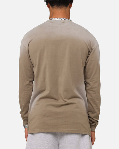 Tupac 2Pac Hem Vintage Long Sleeve T-Shirt Brown