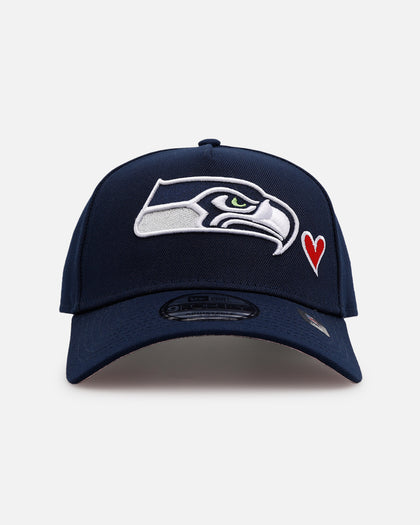 New Era Seattle Seahawks 'Team Color Hearts' 9FORTY A-Frame Snapback Official Team Color