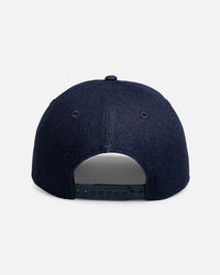 New Era Los Angeles Dodgers 'Denim Leather Patch' 9FORTY A-Frame Snapback Denim