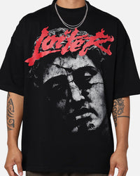 Loiter Search And Destroy Oversized T-Shirt Black