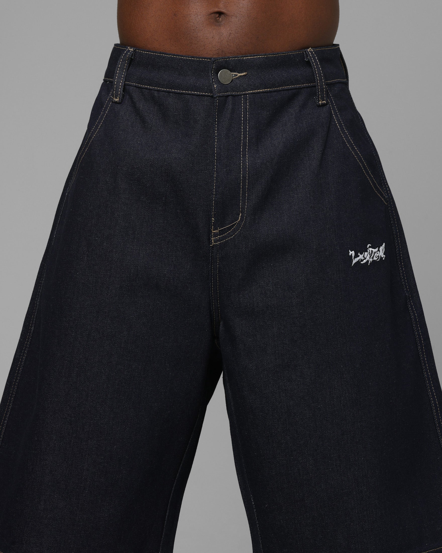 Loiter Star Born Jorts Raw Indigo | Culture Kings US