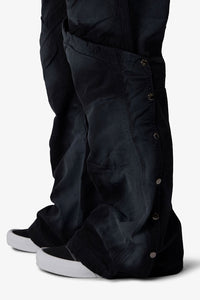 MNML Side Snap Kick Flare Pants Black