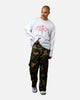 Loiter Hardcore Layered Long Sleeve T-Shirt Grey/White