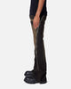 MNML D519 Zipper Flare Denim Jeans Washed Black