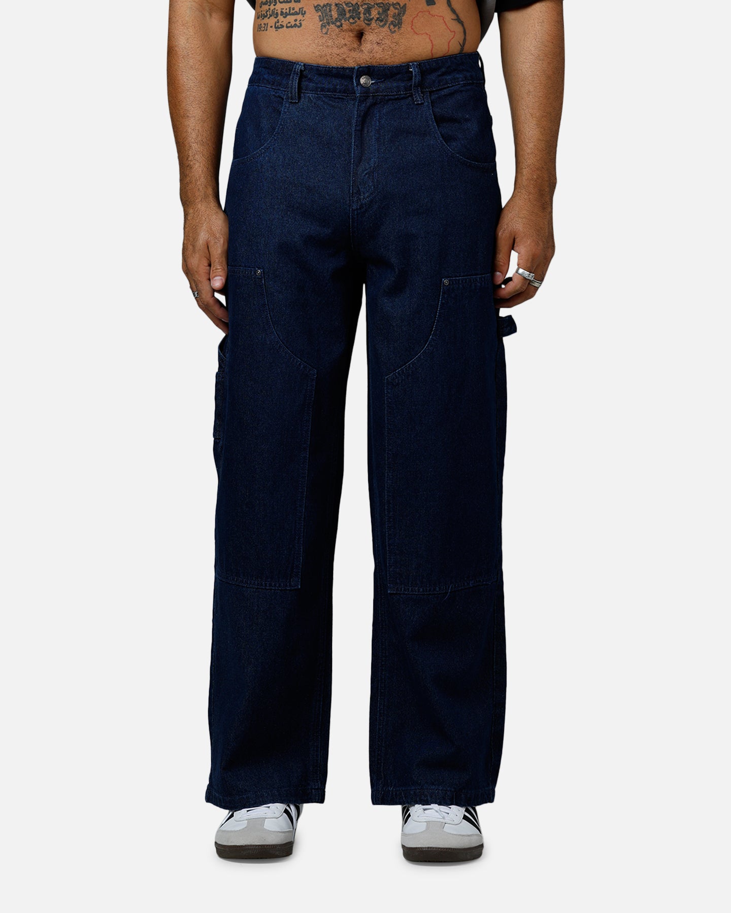 Carre Baggy Work Jeans Dark Washed Indigo | Culture Kings US