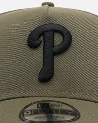 New Era Philadelphia Phillies 'Easy Olive' 9FORTY A-Frame Snapback Olive