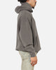 Saint Morta Studios Logo Boxy Hoodie Washed Black