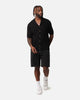 XXIII Terry Knit Button Up Shirt Black