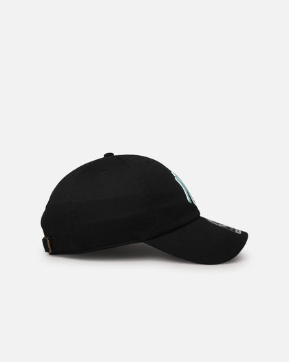 47 Brand New York Yankees 47 Clean Up Strapback Black/Turquoise