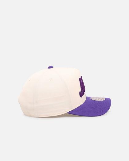 Mitchell & Ness New York Mets 'Chainstitch Wordmark' Pro Pinch Snapback Purple
