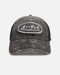 Von Dutch Japanese Script Trucker Strapback Black