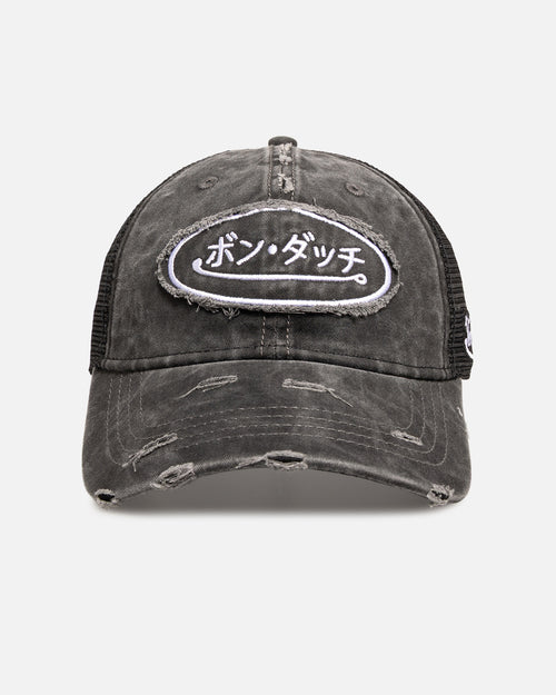 Von Dutch Japanese Script Trucker Strapback Black