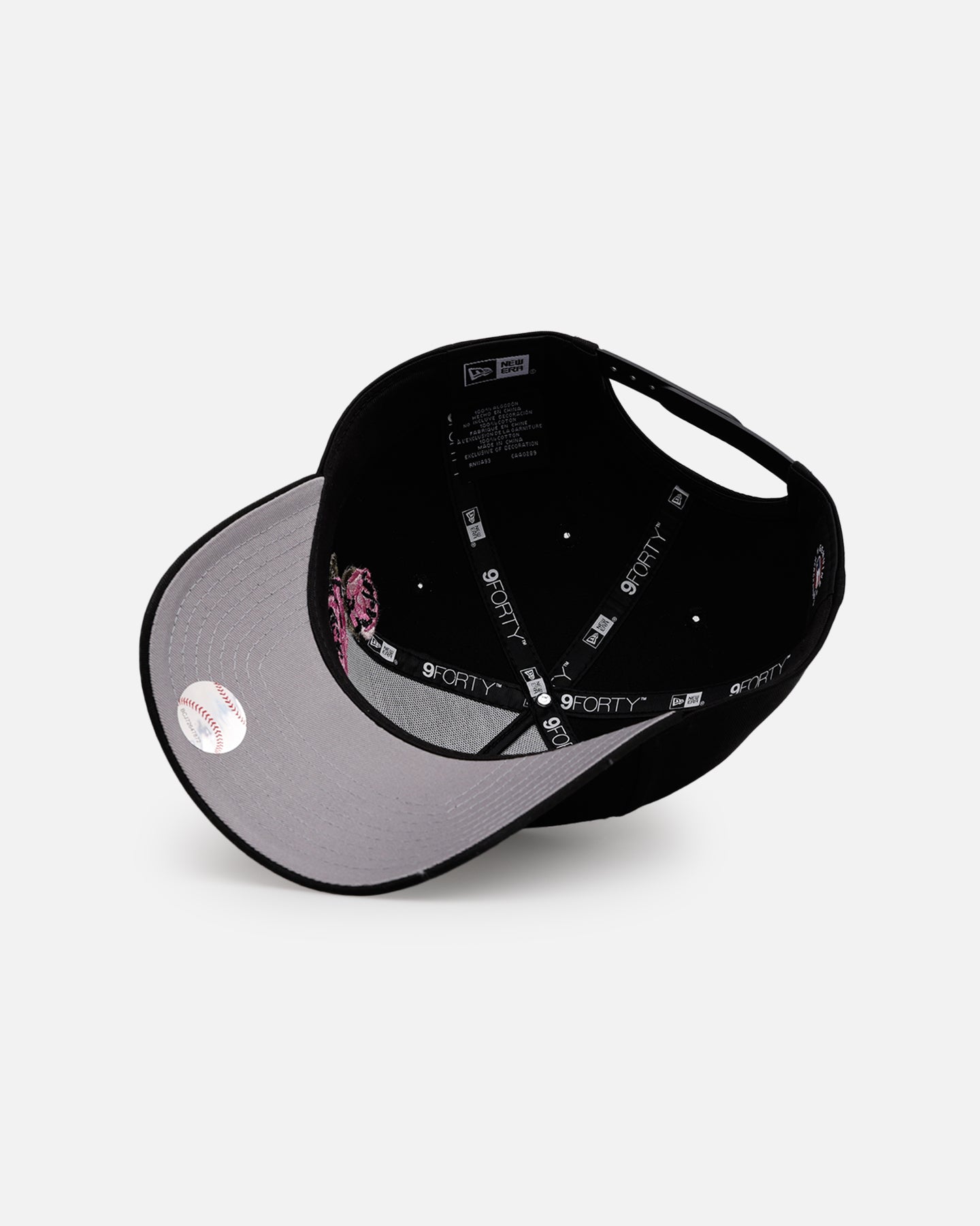New Era Boston Red Sox 'Pink Rose Embroidery' 9FORTY A-Frame