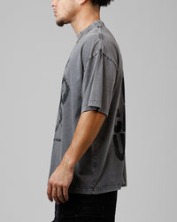 Loiter Desire T-Shirt Washed Charcoal