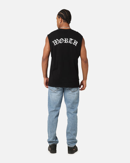 Saint Morta Dead Oversized Muscle T-Shirt Black