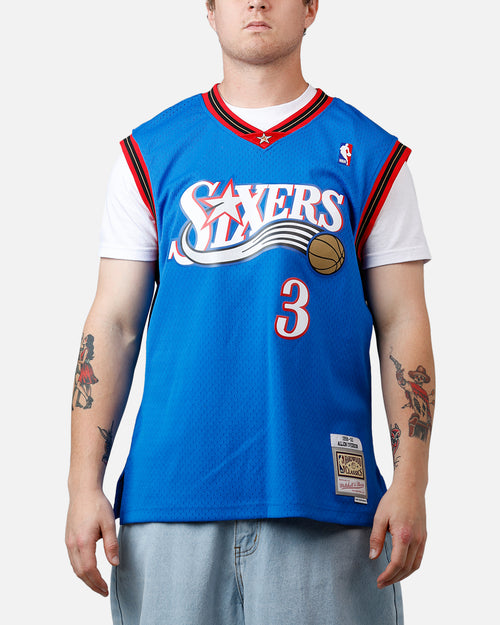 Mitchell & Ness Philadelphia 76ers Allen Iverson '99-'00 #3 Swingman Jersey Royal