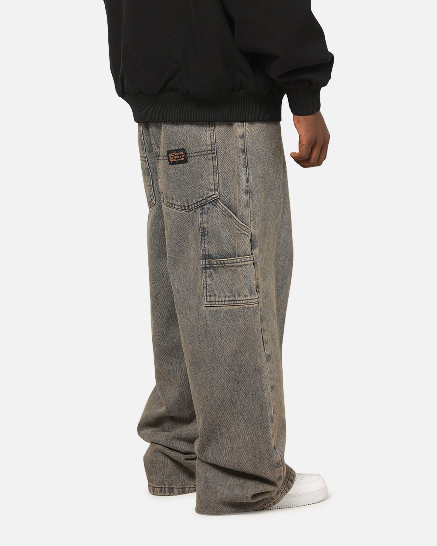 Carre Baggy Carpenter Jeans Washed Grey | Culture Kings US