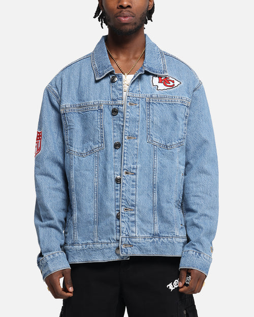 New Era Kansas City Chiefs NFL Denim Jacket Dark Blue
