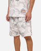 Mitchell & Ness Los Angeles Lakers Snow Camo Authentic Mesh Shorts White