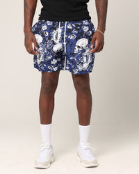 Saint Morta Undying Beach Shorts Navy/White