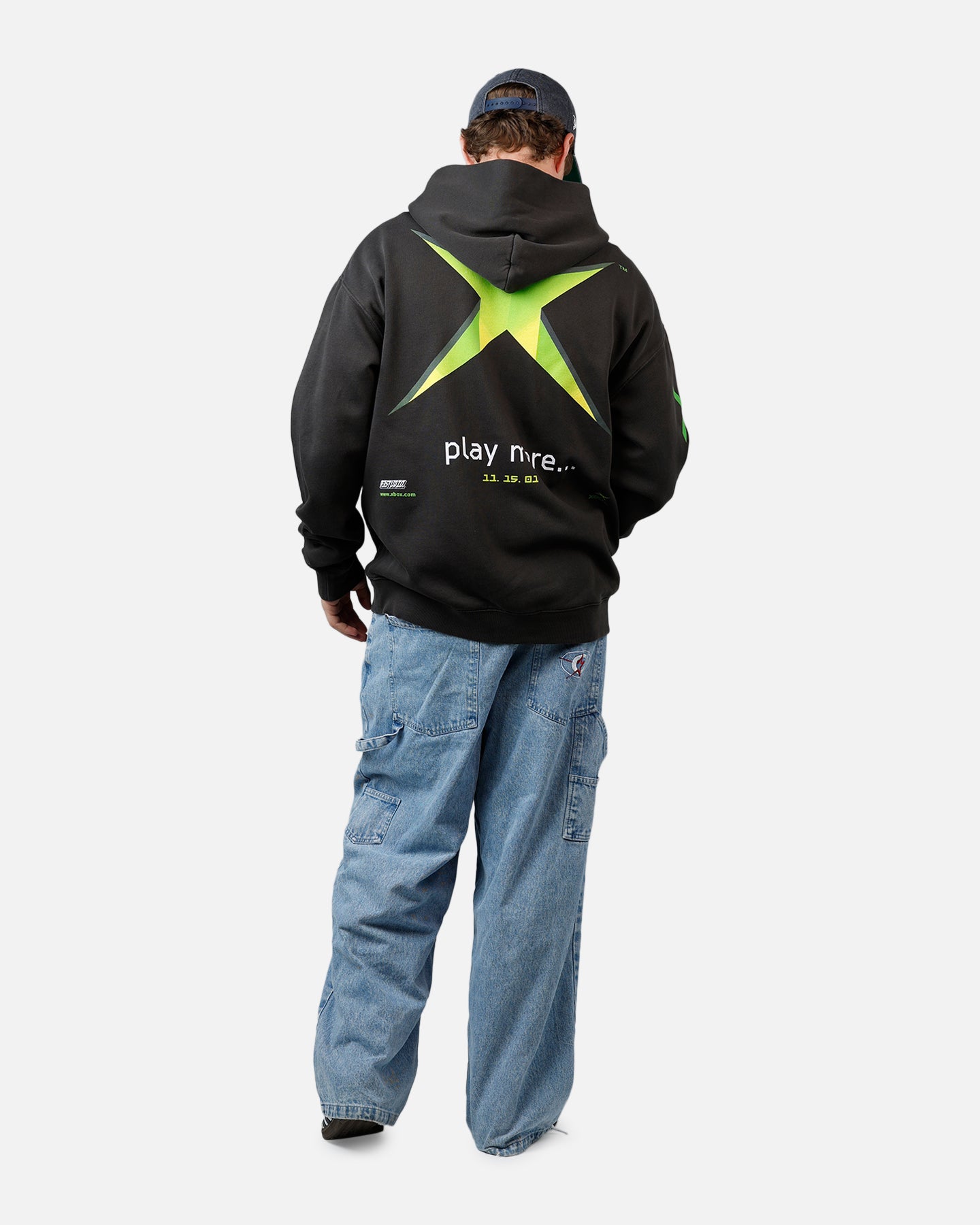 ODB McGIRT ポストゲームウェア 73Studio X Xbox 25th Anniversary Play More Zip Hoodie Black
