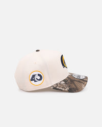 New Era Los Angeles Rams 'Realtree Visor' 9FORTY A-Frame Snapback Cream/Camo