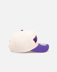Mitchell & Ness Colorado Rockies 'Chainstitch Wordmark' Pro Pinch Snapback Purple