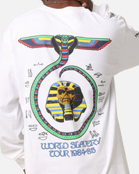 Iron Maiden World Slavery Tour Long Sleeve T-Shirt White