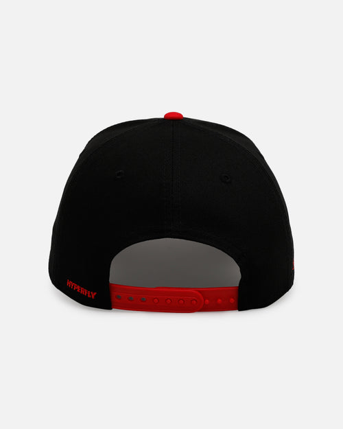 New Era Chicago Bulls 'Hyperfly Katakana 2.0' 9FORTY A-Frame Snapback Black/Official Team Color