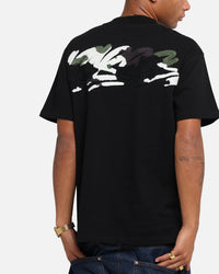 Carre Tag Mockneck T-Shirt Black