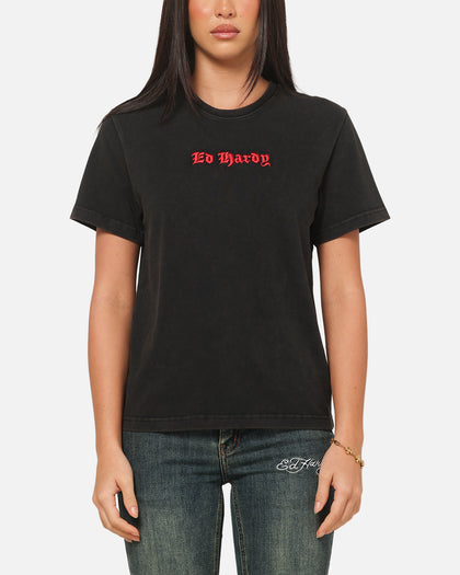 Ed Hardy Fury T-Shirt Black