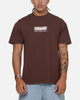 Carre Box Check T-Shirt Brown