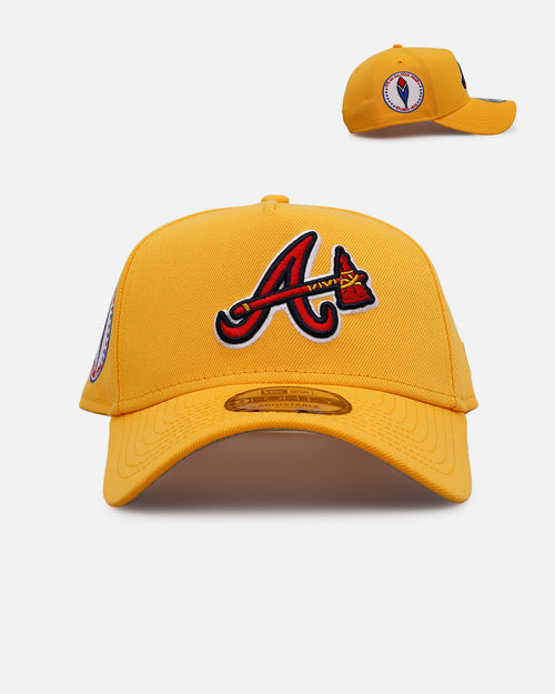 New Era Atlanta Braves 'Sunshine' 9FORTY A-Frame Snapback Canary