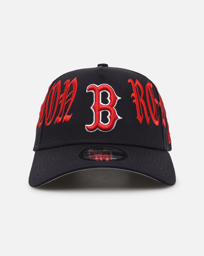 New Era Boston Red Sox 'Gothic Script' 9FORTY A-Frame Snapback