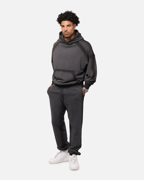 Saint Morta Contrast Wash Sweatpants Washed Black