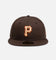 New Era Pittsburgh Pirates 'Walnut' 59FIFTY Fitted Dark Brown