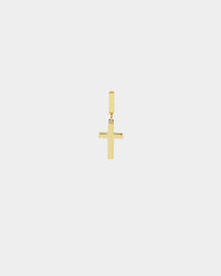 NXS Mini Cross Earring Gold