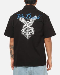 Von Dutch Hollywood Button Up Shirt Black